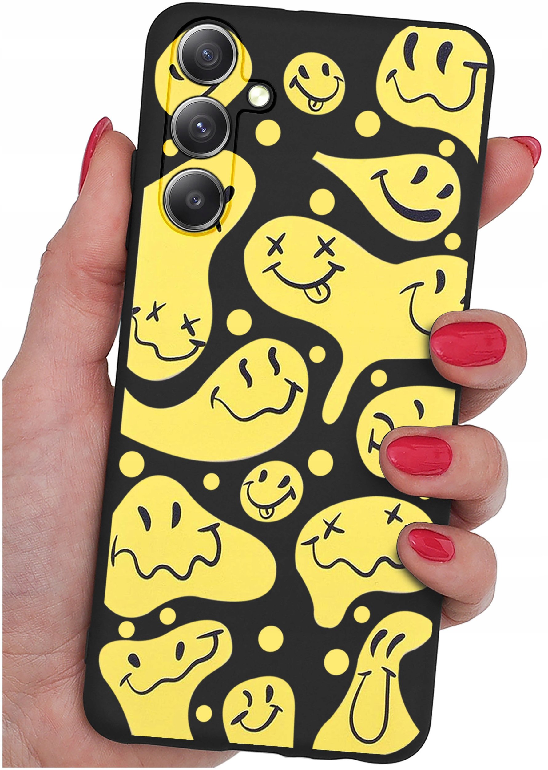 Etui do Samsung Galaxy A16 5G WZORY |SILIKONOWE MATT CASE + SZKŁO 9H