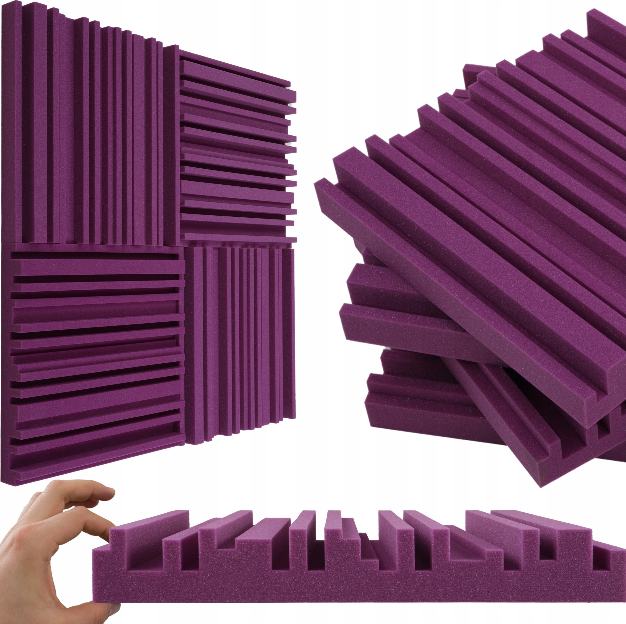 Equalizer AKUSTYCZNY PANEL bitmat nieregularny kształt redukcja pogłosu 7cm