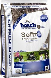Bosch Tiernahrung BOSCH PIES 1kg SOFT KURCZAK & BANAN
