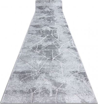 Dywany Łuszczów Dywan SZNURKOWY SIZAL FLAT 48829637 Jodełka szary, 60x670 cm