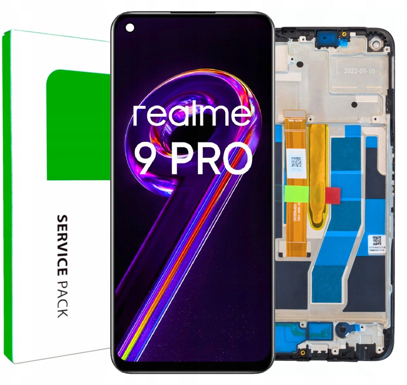 Wyświetlacz do Realme 9 Pro Ekran LCD Ramka Oryginał Zila RMX3471 (5904858380664)