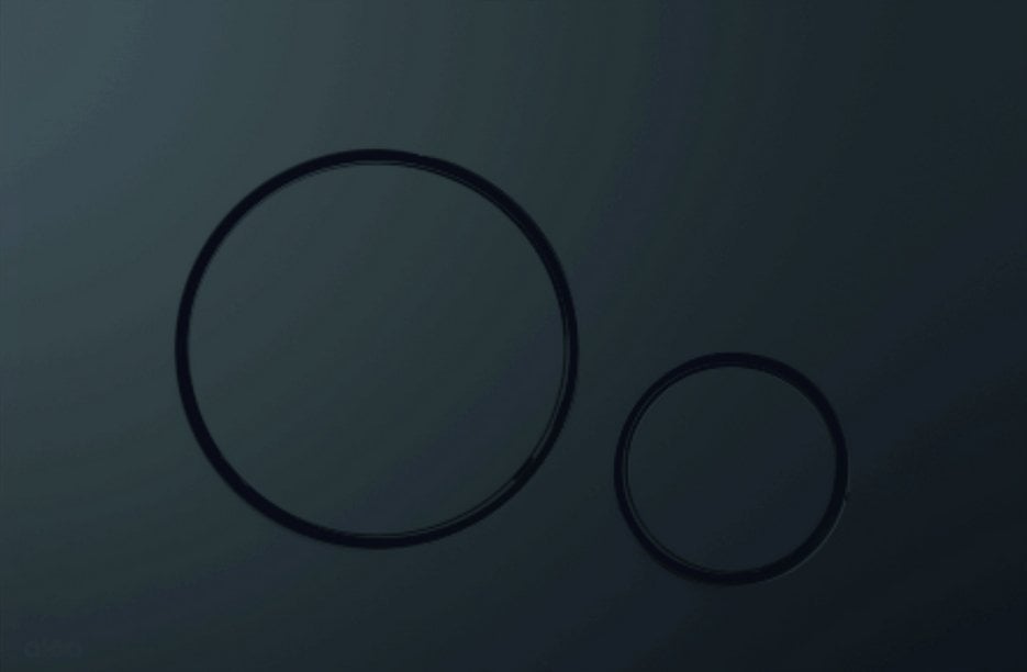 Przycisk spłukujący M678-GAM-01 / JELLOW/ CIRCLE BL / PRZYCISK WC KOŁO CZARNY MAT /