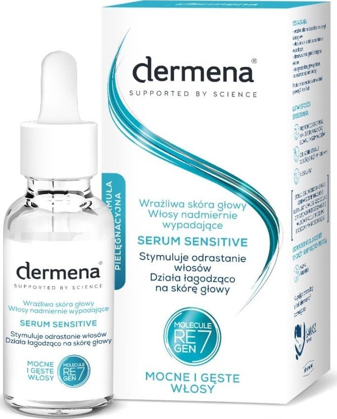 Dermena Supported By Science Serum Sensitive stymulujące odrastanie włosów 50ml