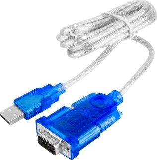Adapter USB Cabletech DB9M USB - RS-232 Niebieski (KPO3431-1.5)