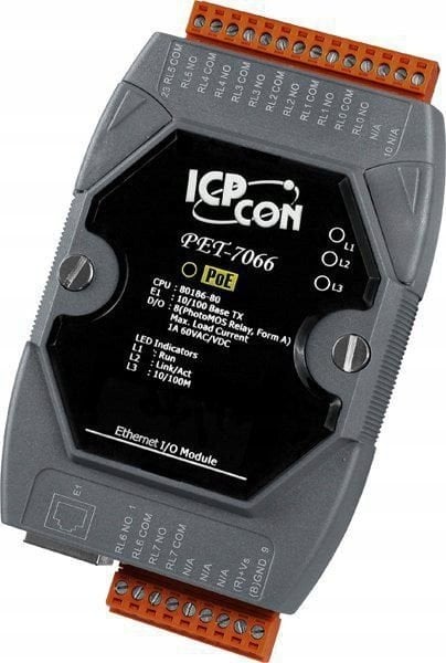 System przekazu sygnału AV Moxa WEB BASED I/O MODULE - PoE