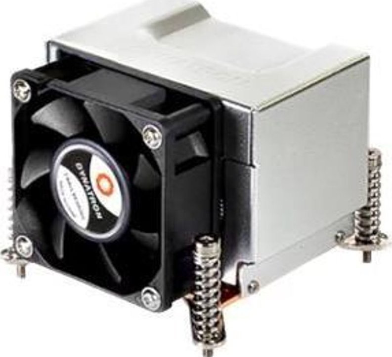 Chłodzenie CPU Dynatron DYNATRON K21 Intel CPU Kuehler 2U LGA115x-1200 Kuehlkoerper Kupfer Aluminium Lamellen mit HeatPipe aktiv mit PWM und bis zu 12