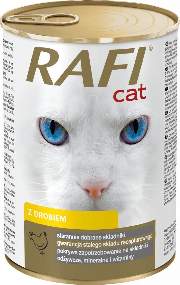 Dolina Noteci Rafi Mokra karma dla kota z drobiem 415 g