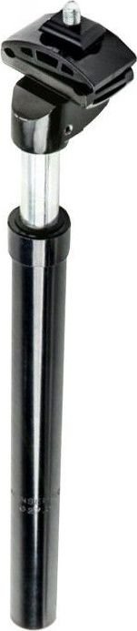 2K Wspornik siodła 25,4x350 amortyzowany aluminiowy czarny uniwersalny