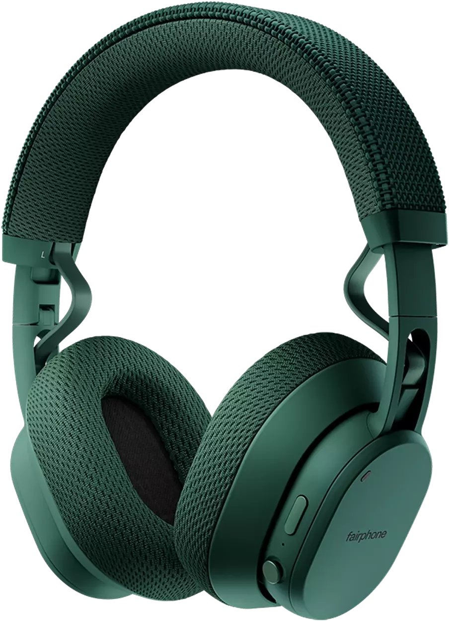 Słuchawki Fairphone Fairbuds XL Zestaw słuchawkowy Bezprzewodowy Opaska na głowę Połączenia/muzyka USB Type-C Bluetooth Zielony