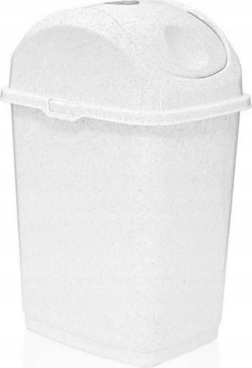 Katex Pojemnik uchylny SLIM 5 l - 185x150x280 mm biały