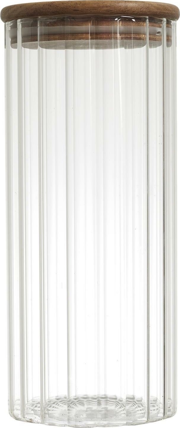 Intesi INTESI SŁOIK DO PRZECHOWYWANIA Z POKRYWKĄ AKACJOWĄ 1,1L