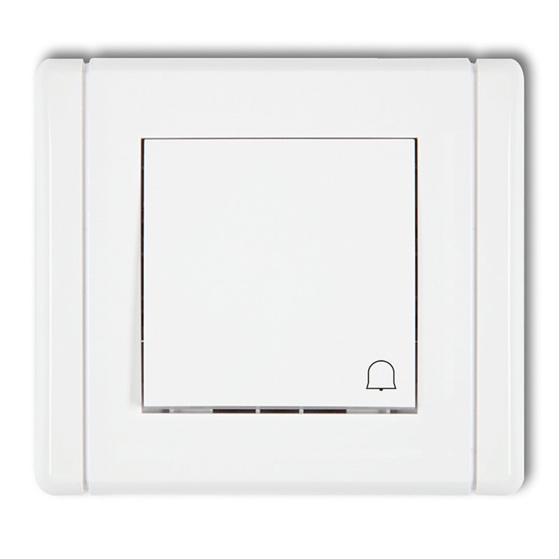 Karlik Flexi przycisk dzwonek biały (FWP-4)