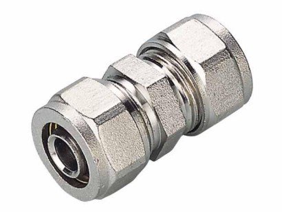 Złączka 20x20 podwójna PEX-ALU-PEX chrom