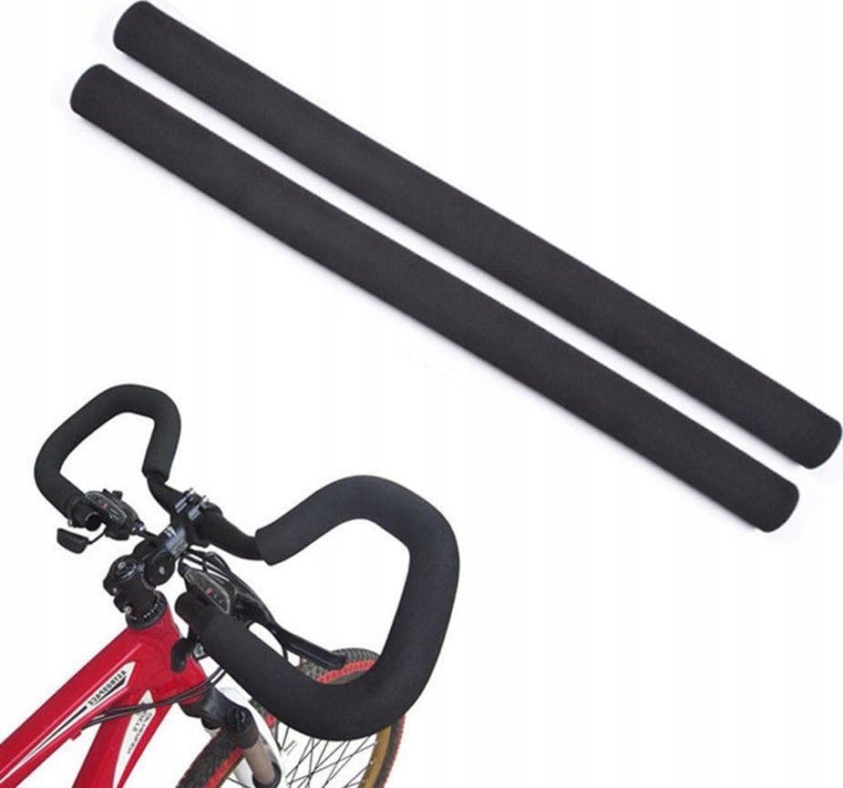 Korbi CHWYTY KIEROWNICY PIANKOWE DŁUGIE 340MM GĄBKA KPL