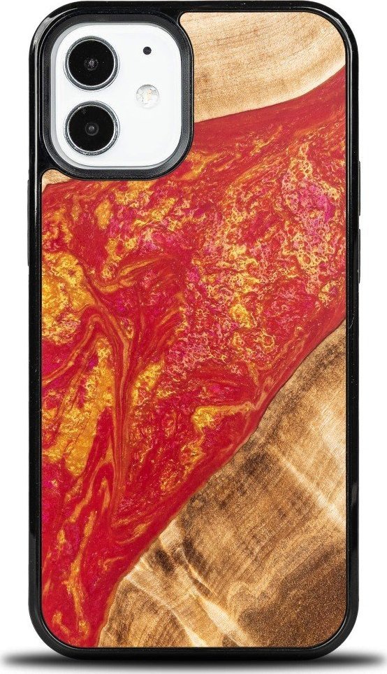 BeWood Etui Bewood Unique na iPhone 12 Mini - Neons - Paris