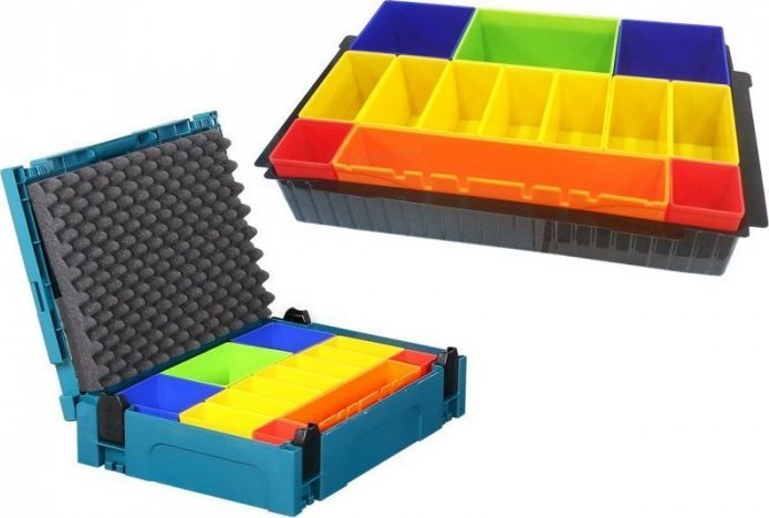 Makita WKÅAD DO MAKPAC Z KOLOROWYMI PUDEÅKAMI