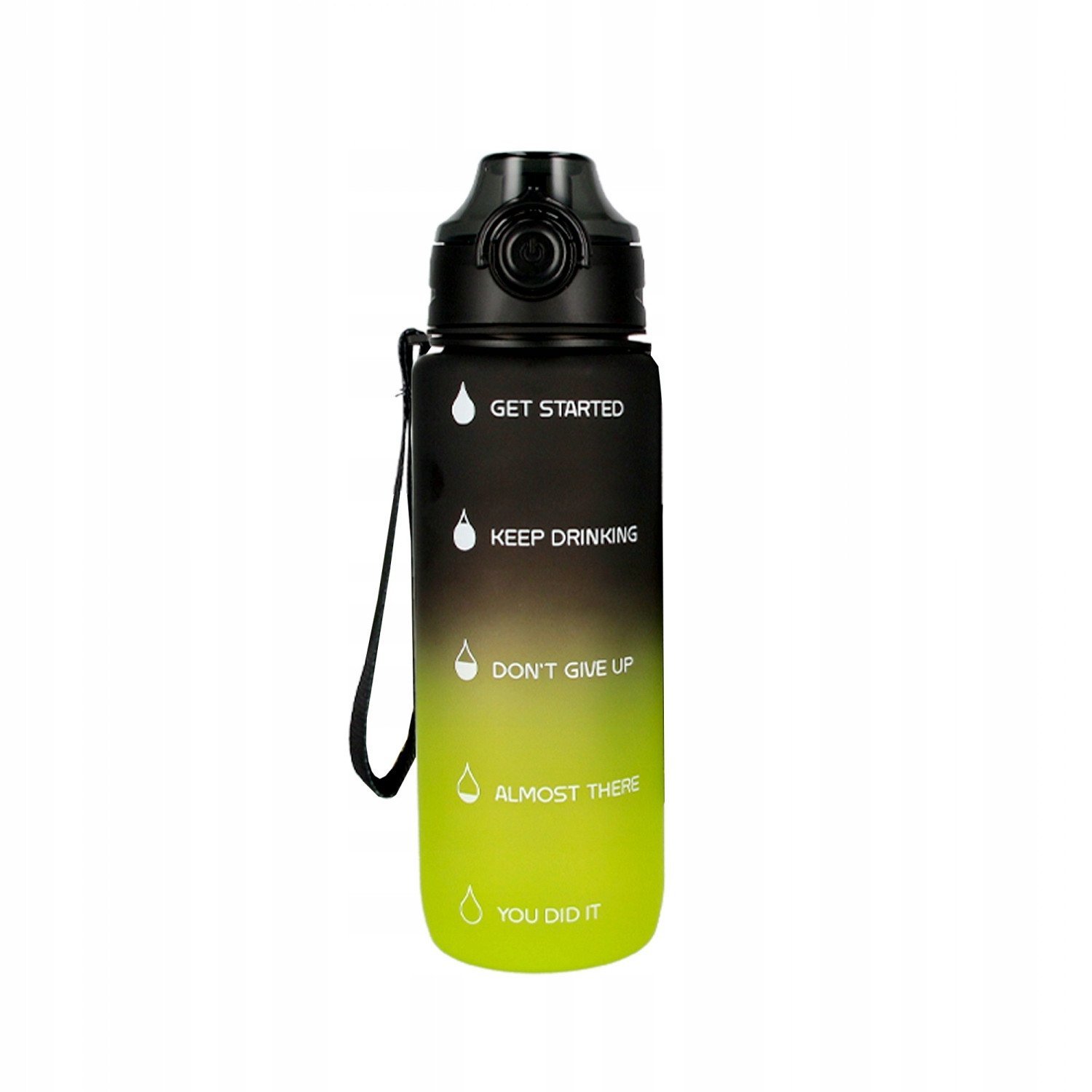 BIDON 750ML GREEN-BLACK STK PB 6/24