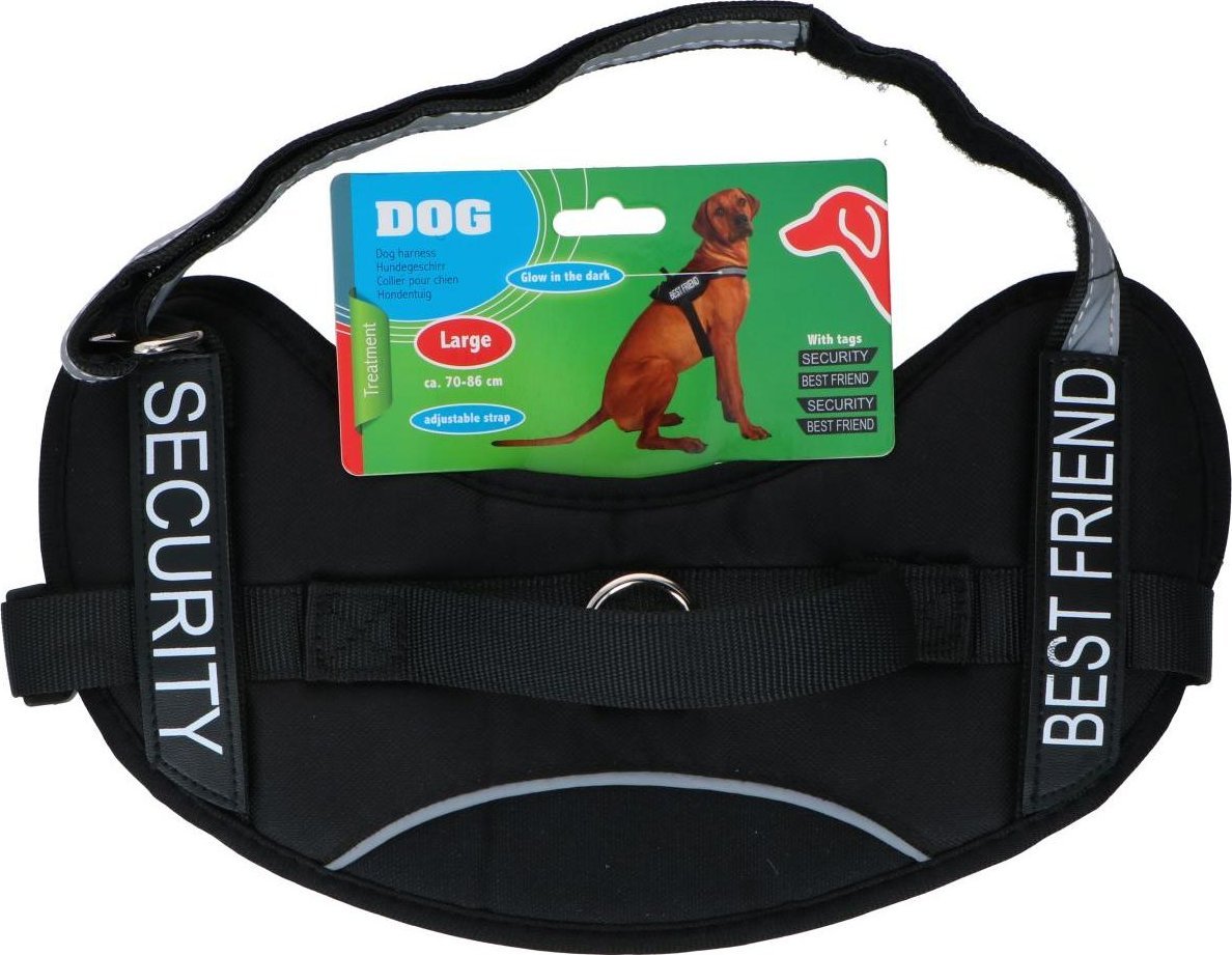 SZELKI DLA PSA Z TASMĄ ODBLASKOWĄ 41 - 67 CM LARGE