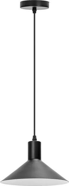 Lampa wisząca Aigostar Żelazna lampa wisząca czarna bez źródła światła E27 Żelazna lampa wisząca czarna bez źródła światła E27