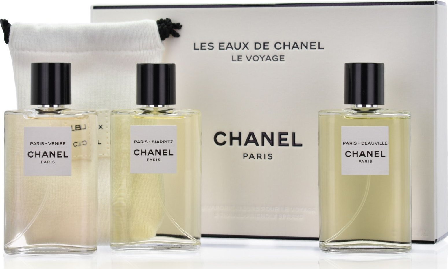 Nina Ricci Les Eaux De Chanel Set Chanel: Paris – Deauville, Eau De Toilette, For Women, 30 ml + Paris – Venise, Eau De Toilette, For Women, 30 ml + P