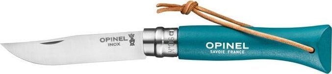 Opinel Opinel Nóż Colorama 06 Turquoise rzemień