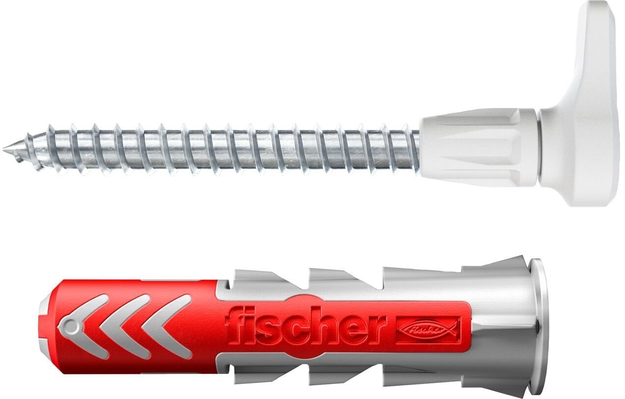 Fischer kotwa śrubowa/kołek rozporowy 25 szt. Zestaw haków i kołków rozporowych