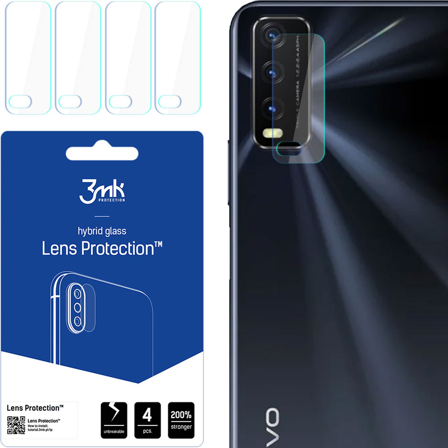 VIVO Y20 2020 - 3MK LENS PROTECTION