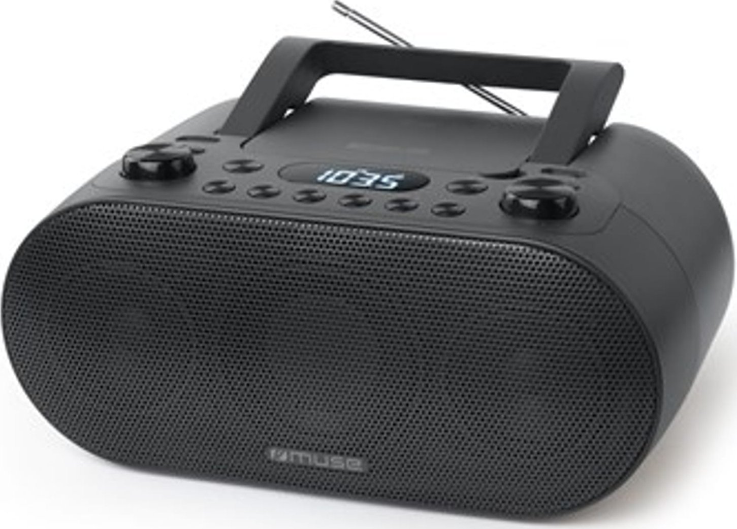 Radio Muse Muse | Portable Radio with Bluetooth and USB port | M-35 BT | AUX in | Black