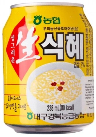 Poncz, napój ryżowy Sikhye z ziarenkami ryżu 238ml - Nonghyup