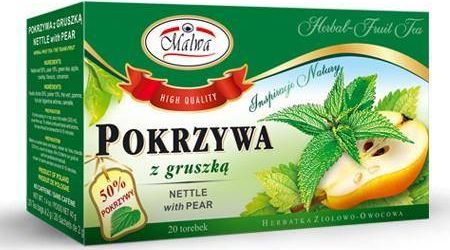 MALWA Herbata Pokrzywa + gruszka 20*2g MALWA