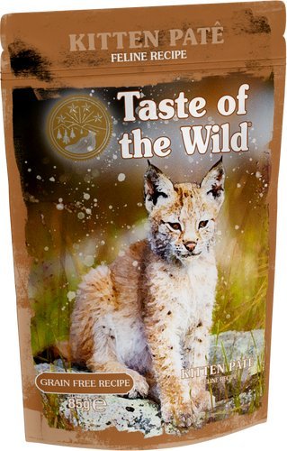 TASTE OF THE WILD Kitten 85 g. Pasztecik z kurczka i wątróbki z kurczaka. Karma dla kociąt. sztuka