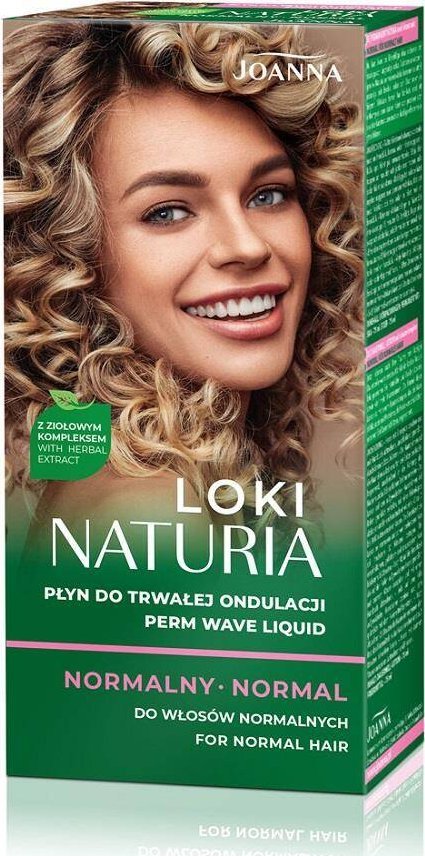 Joanna Naturia Loki płyn do trwałej ondulacji Normalny 2x75ml