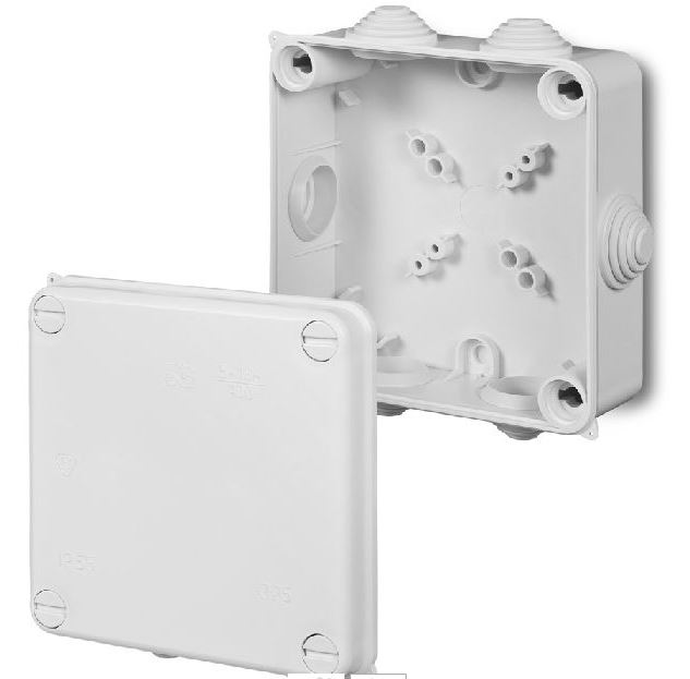 Elektro-Plast Puszka odgałęźna EP-LUX PK-4 z wkładem IP55 135 x 135 x 65mm (0233-01)