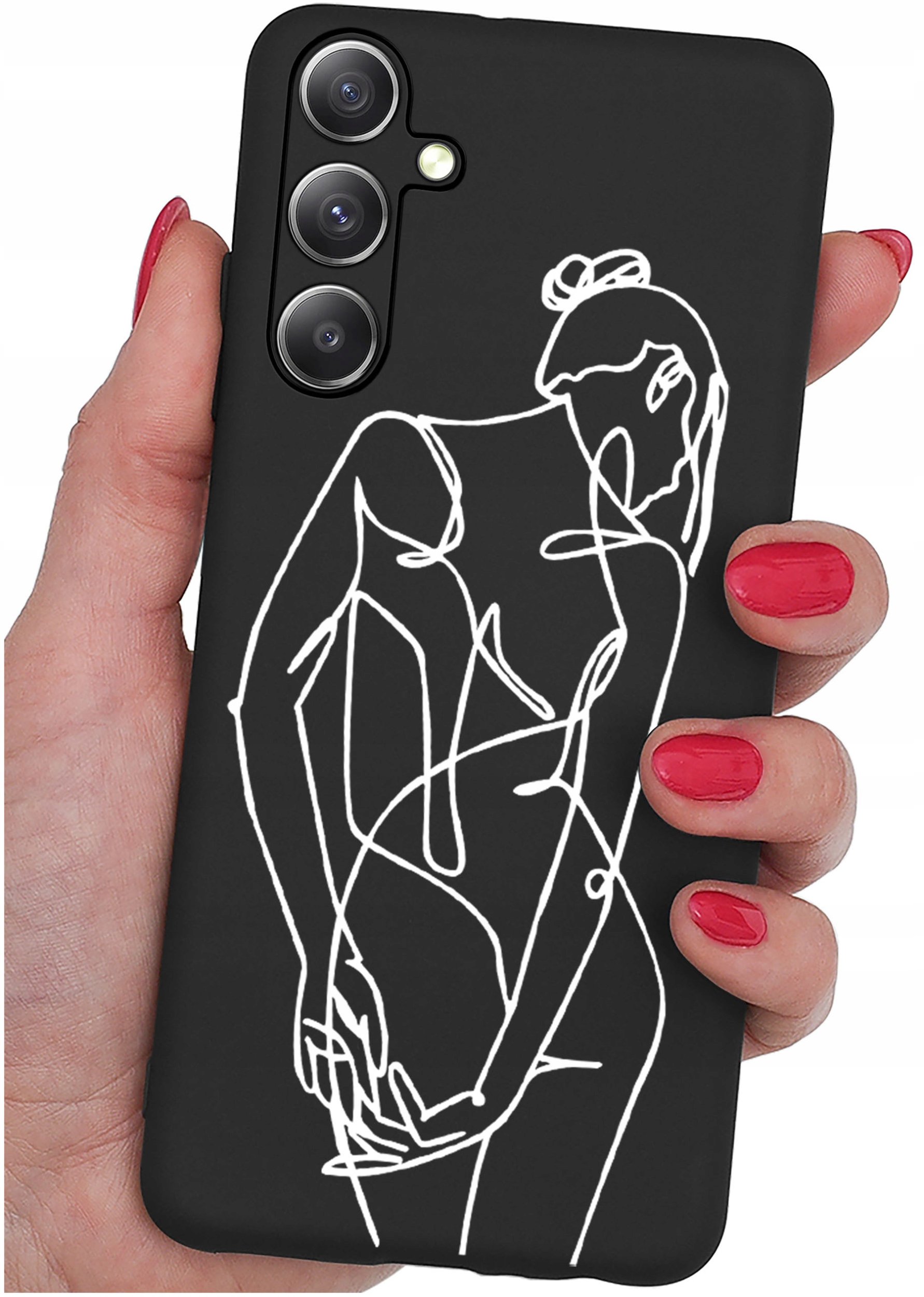 Etui do Samsung Galaxy M35 5G WZORY |SILIKONOWE MATT CASE + SZKŁO 9H