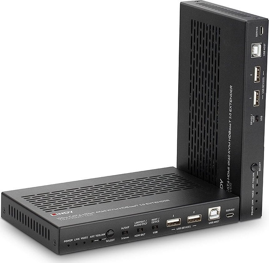 Adapter USB Lindy Adap Lindy Cat.6A HDMI KVM 100m