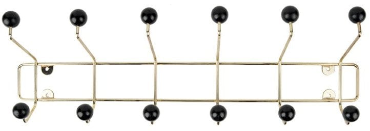 Wieszak na ubrania na ścianę SATURNUS GLAM, 53,5 cm