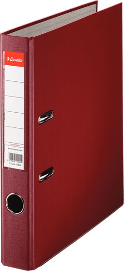 Segregator Esselte Ekonomiczny dźwigniowy A4 50mm bordowy (10K009I)
