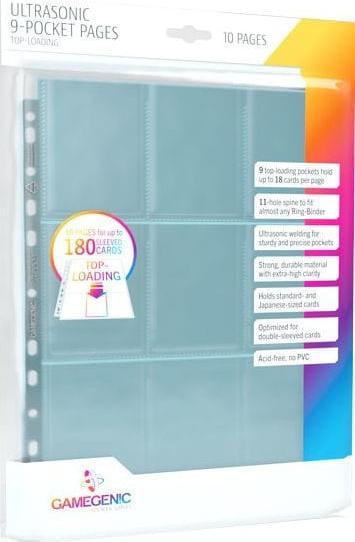 Gamegenic Gamegenic: Ultrasonic 9-Pocket Pages Toploading (10 szt)