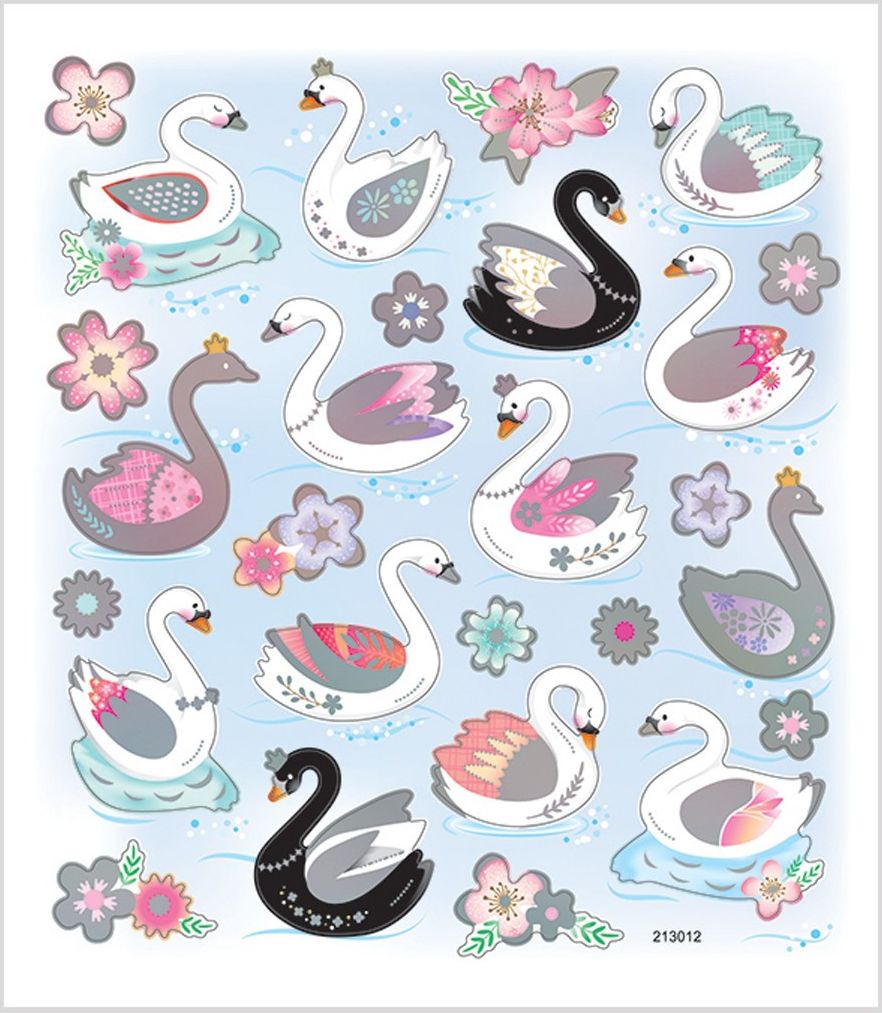 Creativ Company Naklejki Łabędzie
