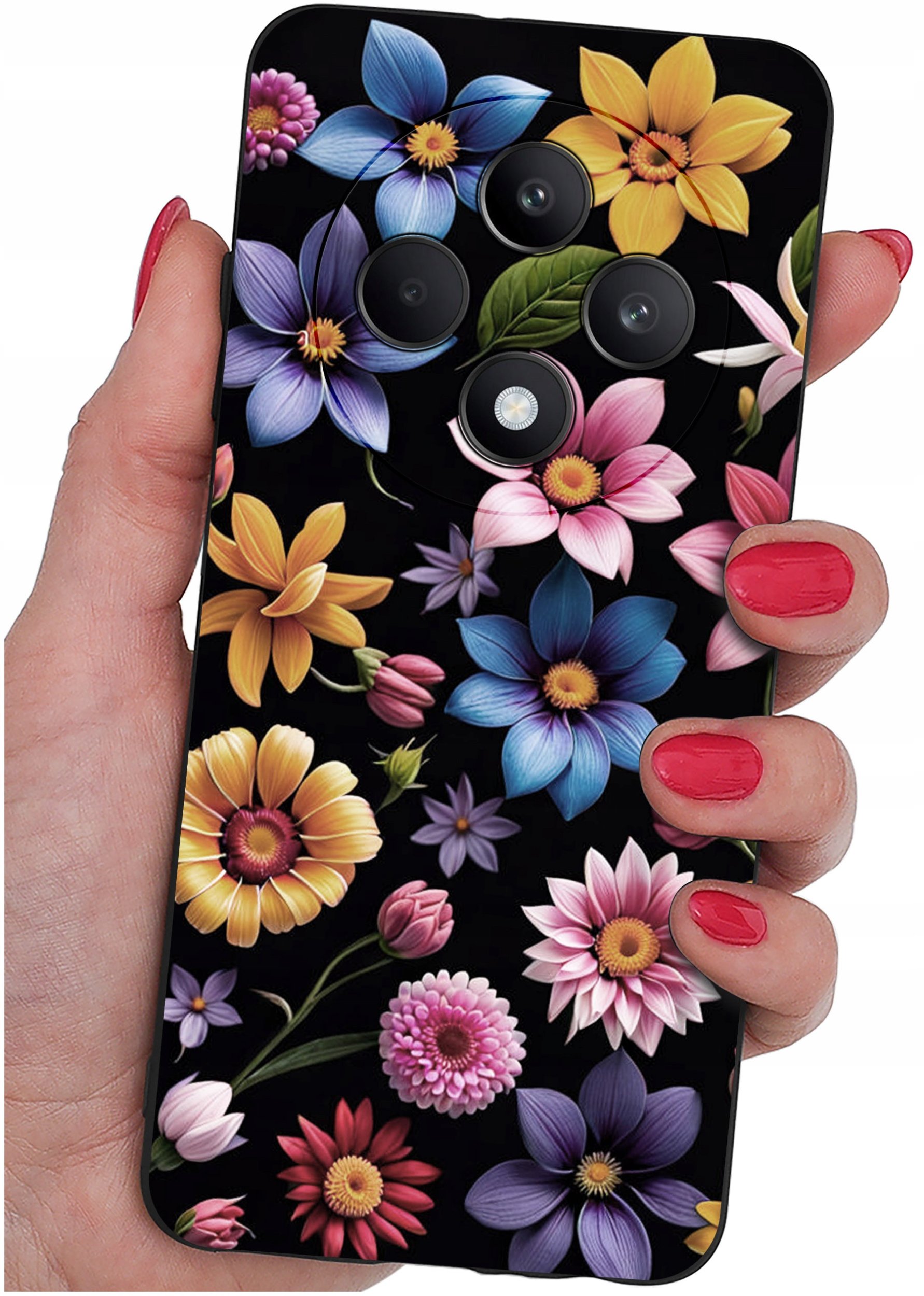 Etui do Oppo Reno 12 F 5G | 12 FS 5G WZORY |SILIKONOWE MATT CASE + SZKŁO 9H