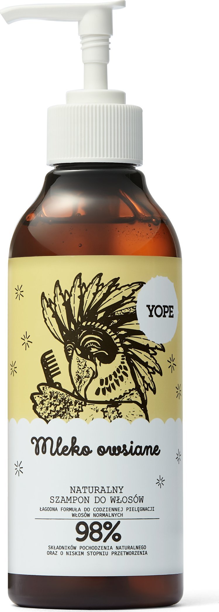 Yope Szampon do włosów Mleko Owsiane 300ml