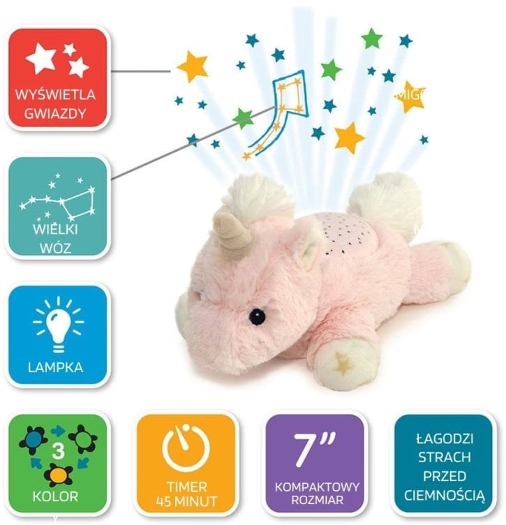 CLOUD`B-CLTT-7472UC-LAMPKA NOCNA JEDNOROŻE C