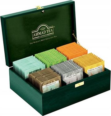 BIG-ACTIVE Skrzynka z herbatą Ahmad Tea Ekskluzywna kolekcja 60 torebek