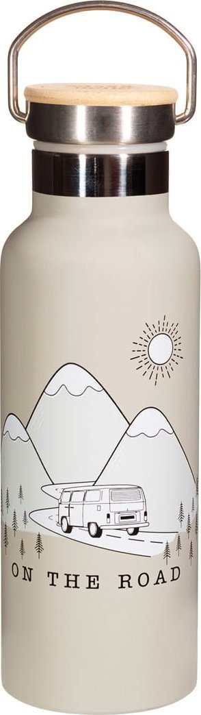 ON THE ROAD - Metalowa butelka na wodę 500 ML