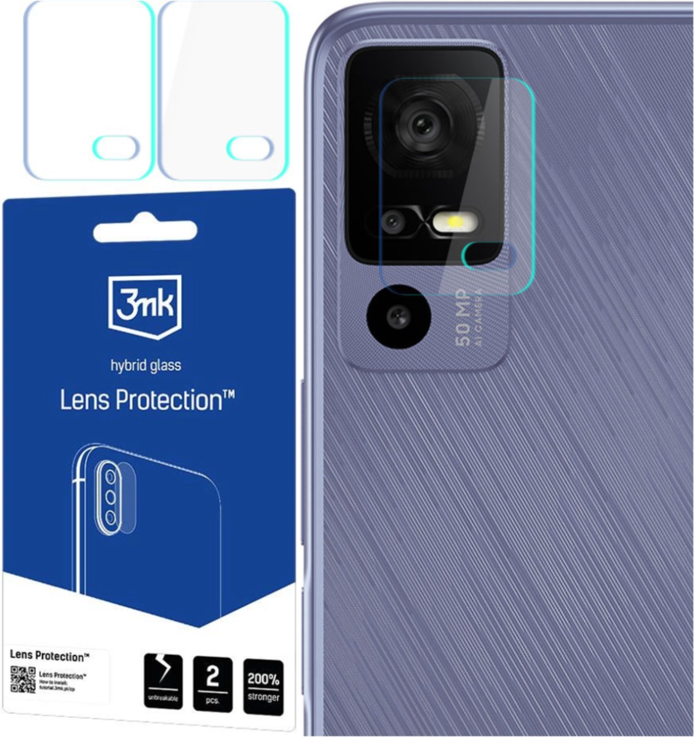 TCL 40R 5G - 3MK LENS PROTECTION