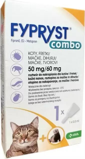 Triton KRKA Fypryst Combo Kot 50mg-60mg/0,5ml 1szt