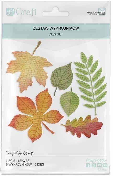Wykrojniki - liście 6szt