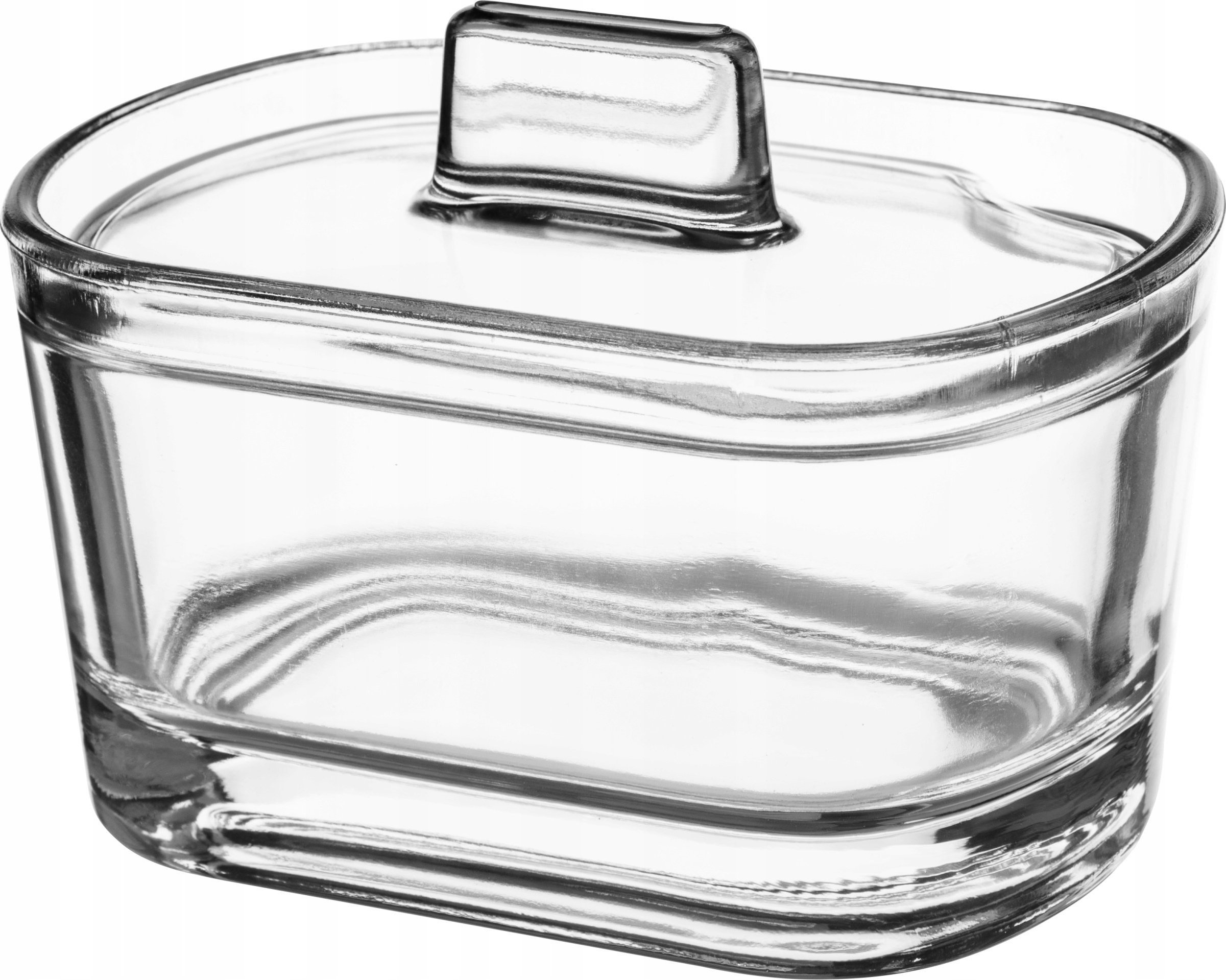 Kadax Cukiernica Szklana Z Przykrywką Pojemnik Na Cukier