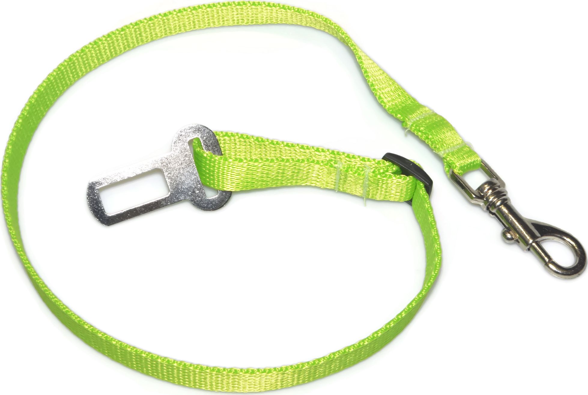 Alizoo Zapięcie samochodowe dla psa 16mm zielone