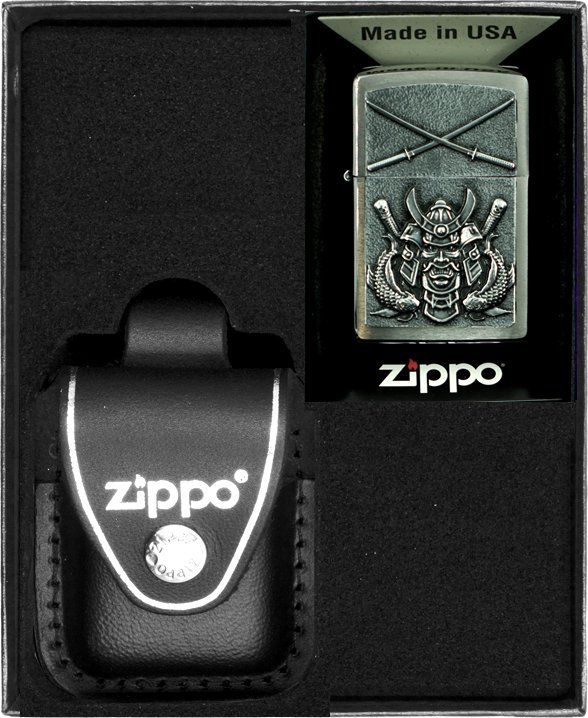 Zestaw ZIPPO Zapalniczka SAMURAI Prezentowy No3